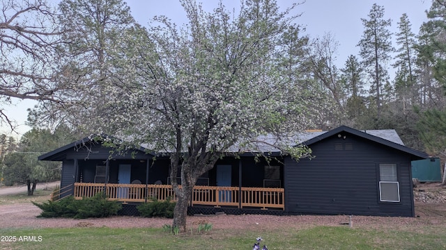 3440 N Meadow Dr, Pine, AZ 85544 - view of front of property with a porch