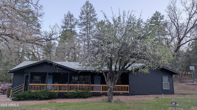 3440 N Meadow Dr, Pine, AZ 85544 - view of front of property featuring covered porch