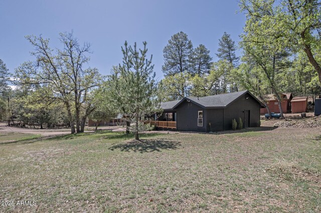 3440 N Meadow Dr, Pine, AZ 85544 - view of home's exterior with a yard
