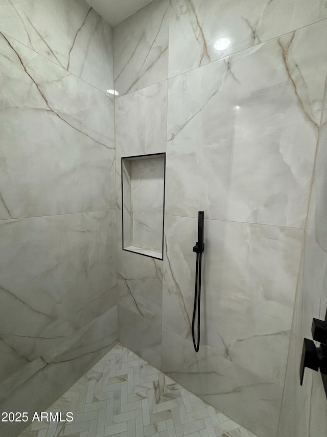 3627 W Palmaire Ave, Phoenix, AZ 85051 - bathroom with a marble finish shower