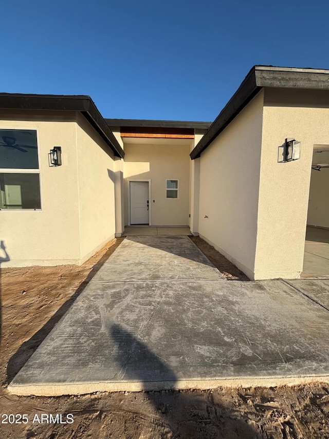 3627 W Palmaire Ave, Phoenix, AZ 85051 - property entrance featuring stucco siding and a patio