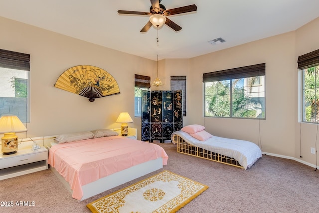 16758 W Apache St, Goodyear, AZ 85338 - bedroom featuring carpet and ceiling fan