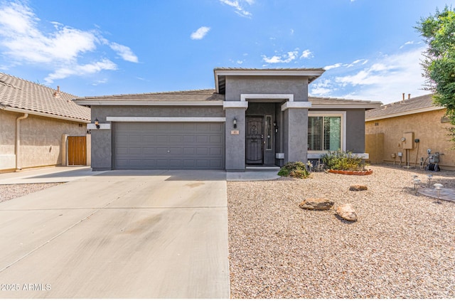 81 E Rock Wren Dr, San Tan Valley, AZ 85143 - view of front of house with stucco siding, driveway, and a garage