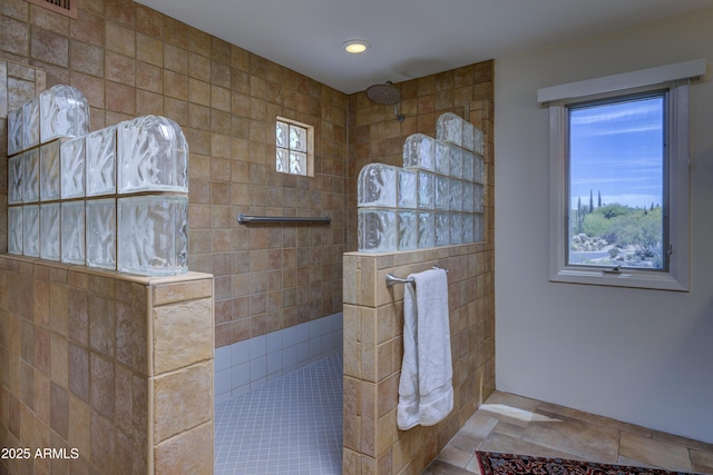 1401 E Boulder Pass, Carefree, AZ 85377 - full bath with recessed lighting and walk in shower