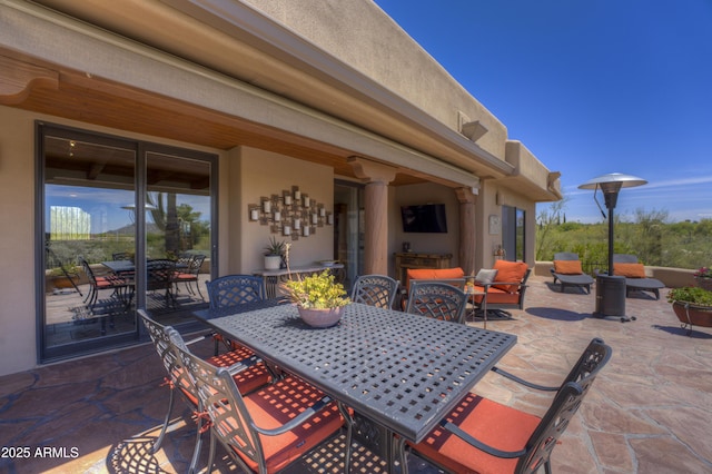 1401 E Boulder Pass, Carefree, AZ 85377 - view of patio / terrace with outdoor dining space