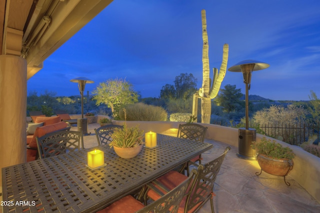 1401 E Boulder Pass, Carefree, AZ 85377 - view of patio featuring outdoor dining area
