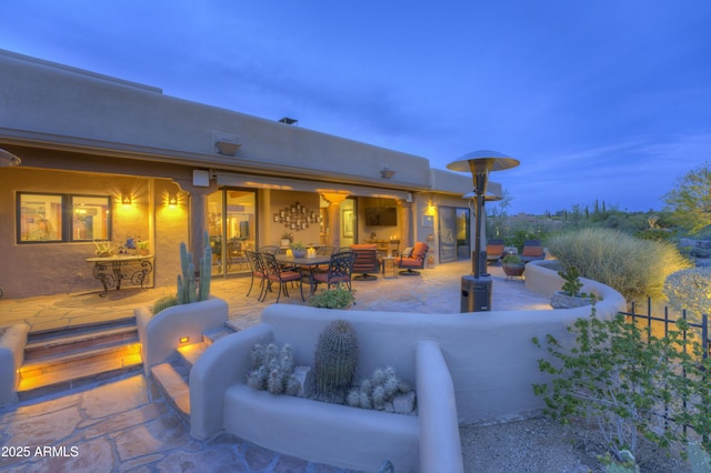 1401 E Boulder Pass, Carefree, AZ 85377 - view of patio / terrace with fence private yard and an outdoor hangout area