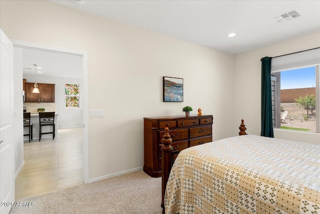 26947 W Adam Ave, Buckeye, AZ 85396 - bedroom featuring multiple windows, baseboards, recessed lighting, and light carpet
