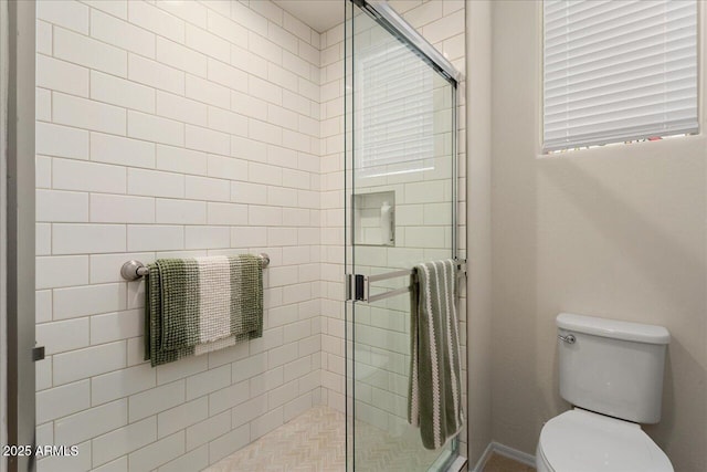 26947 W Adam Ave, Buckeye, AZ 85396 - bathroom featuring toilet and a shower stall