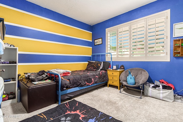 bedroom featuring carpet floors