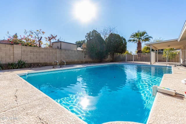 view of pool