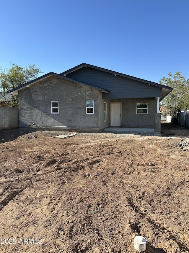 1110 E Pierce St, Phoenix, AZ 85006 - rear view of house with a patio area