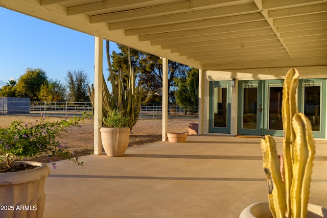 view of patio