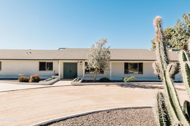 view of ranch-style house