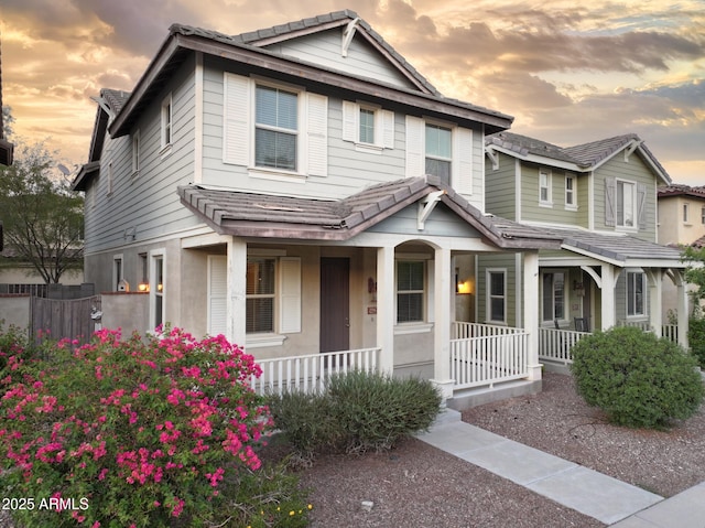 2947 N Evergreen St, Buckeye, AZ 85396 - view of front facade featuring covered porch