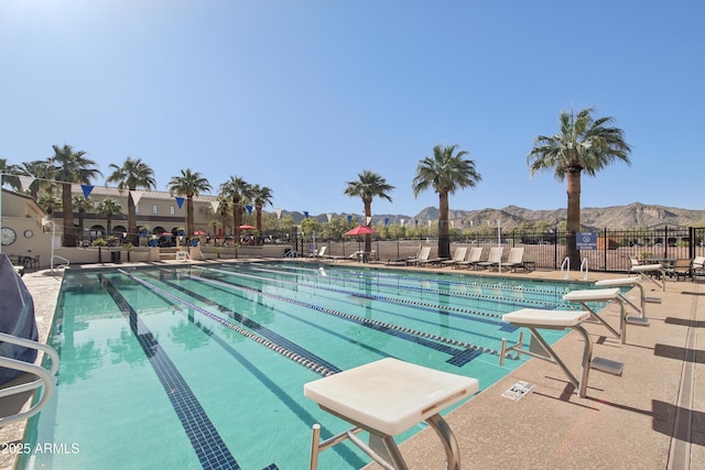 2947 N Evergreen St, Buckeye, AZ 85396 - community pool with a mountain view