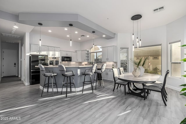 8132 W Hatfield Rd, Peoria, AZ 85383 - dining space featuring recessed lighting and light wood-style flooring