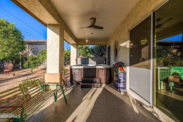 8132 W Hatfield Rd, Peoria, AZ 85383 - view of patio featuring a ceiling fan