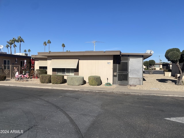 view of manufactured / mobile home