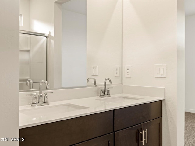 3550 N Camden Dr, Florence, AZ 85132 - bathroom featuring double vanity