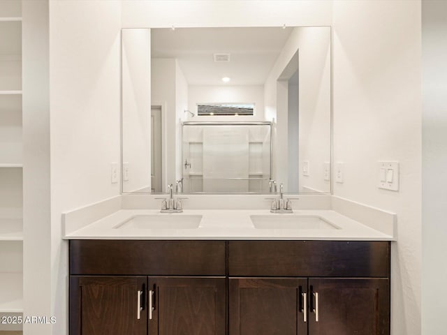 3550 N Camden Dr, Florence, AZ 85132 - full bath featuring double vanity and a shower