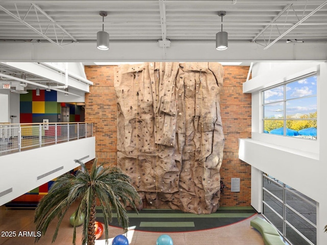 3550 N Camden Dr, Florence, AZ 85132 - interior space featuring brick wall