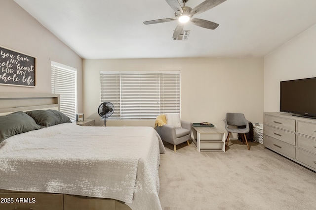 1072 W Windhaven Ave, Gilbert, AZ 85233 - bedroom featuring light colored carpet and ceiling fan