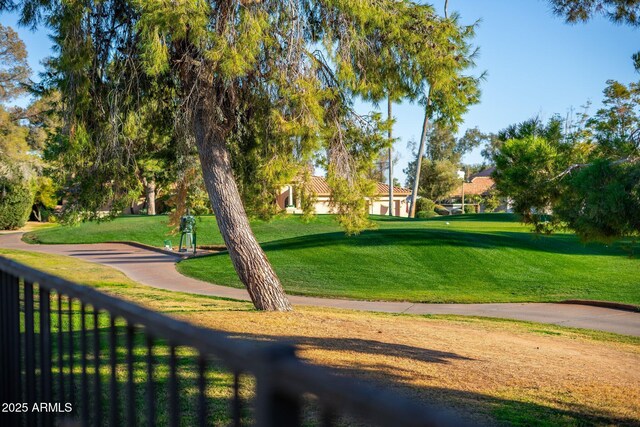 surrounding community with a lawn