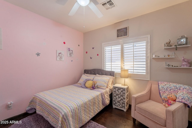 1927 W Mine Trl, Phoenix, AZ 85085 - bedroom featuring wood finished floors and ceiling fan