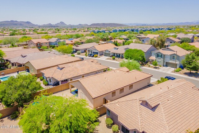 1927 W Mine Trl, Phoenix, AZ 85085 - aerial perspective of suburban area featuring a mountainous background