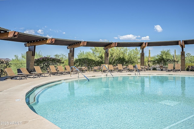 1927 W Mine Trl, Phoenix, AZ 85085 - community pool with a patio area