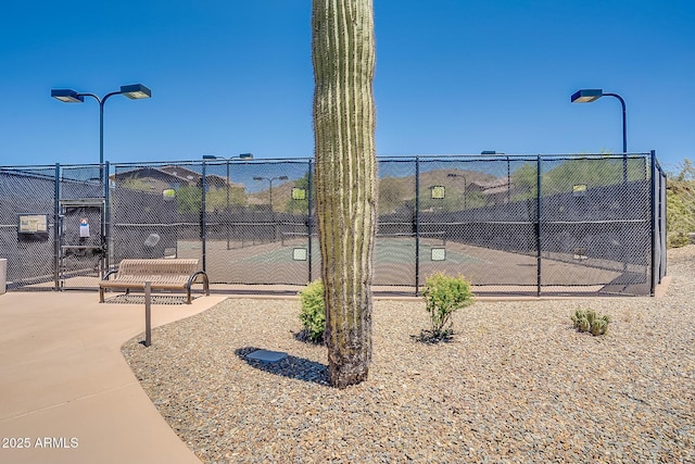 1927 W Mine Trl, Phoenix, AZ 85085 - view of tennis court with a gate