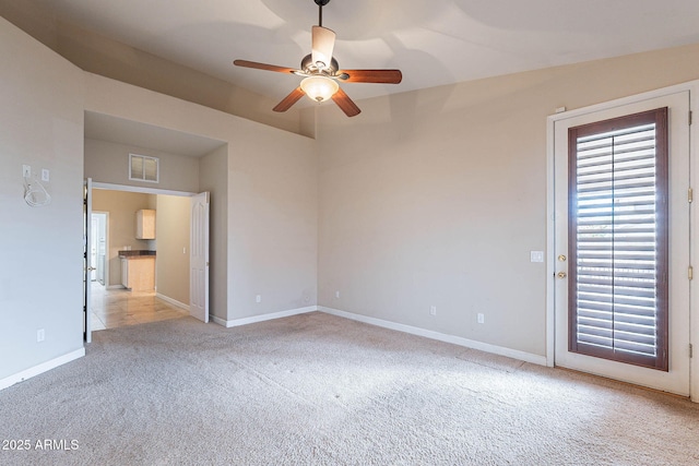 15809 S 31st St, Phoenix, AZ 85048 - carpeted spare room featuring ceiling fan and baseboards