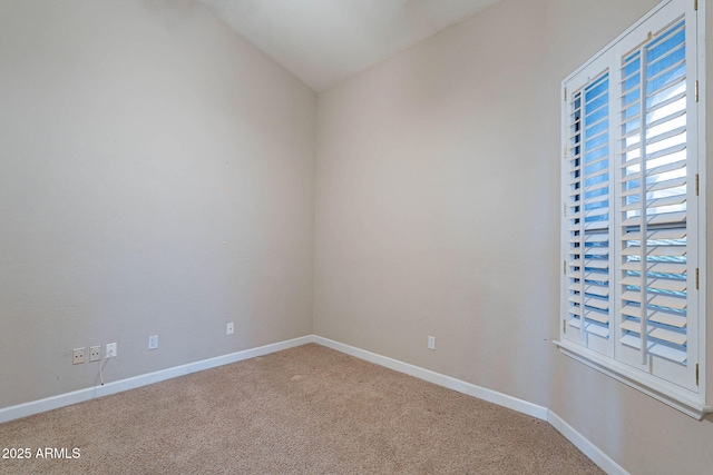 15809 S 31st St, Phoenix, AZ 85048 - carpeted spare room with baseboards and vaulted ceiling