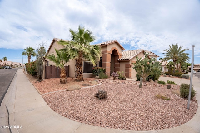 15809 S 31st St, Phoenix, AZ 85048 - mediterranean / spanish house with stucco siding and a tiled roof