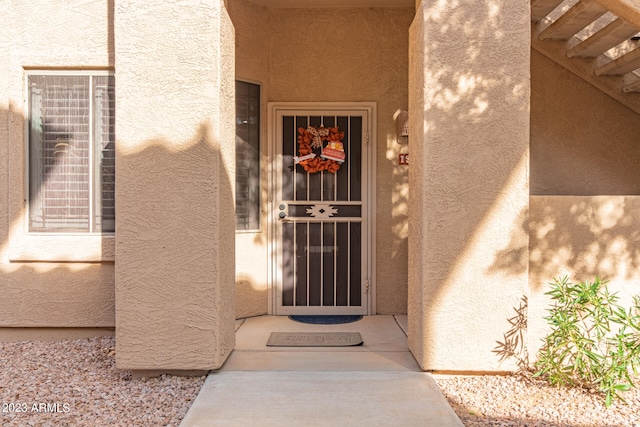 view of entrance to property