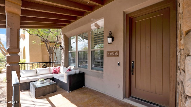 view of patio / terrace featuring outdoor lounge area