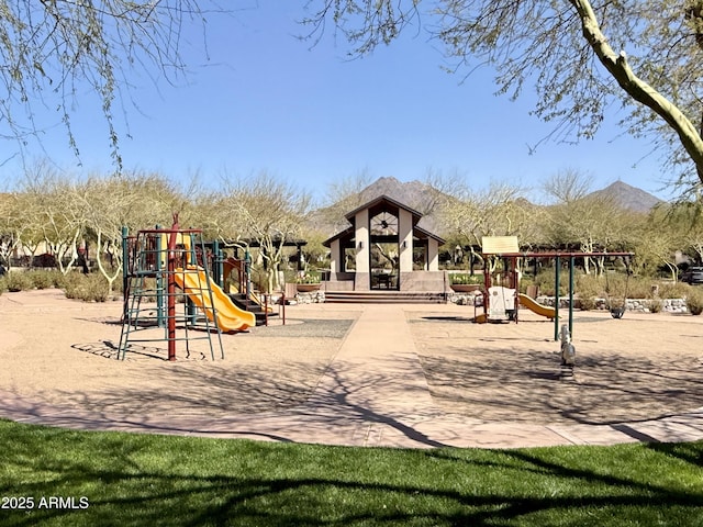 view of communal playground