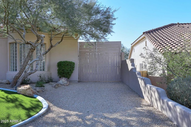 view of home's exterior with a patio