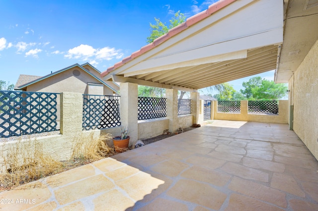 view of patio