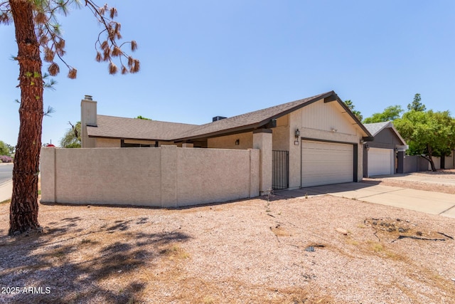 2164 S Estrella Cir, Mesa, AZ 85202 - view of front of property with an attached garage and driveway