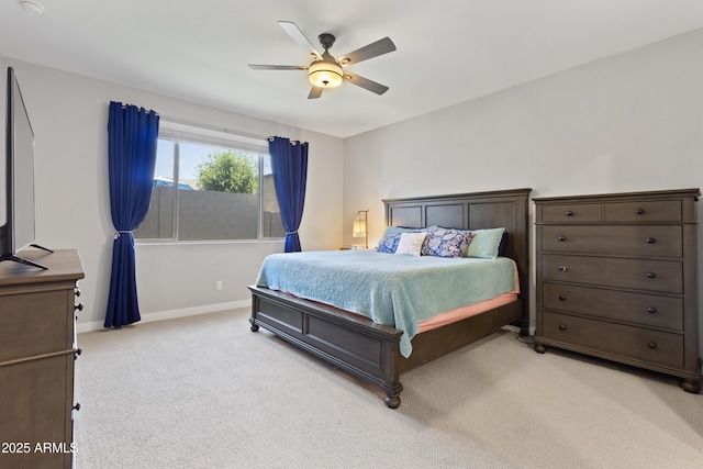 10165 E Gamma Ave, Mesa, AZ 85212 - bedroom featuring light colored carpet and ceiling fan
