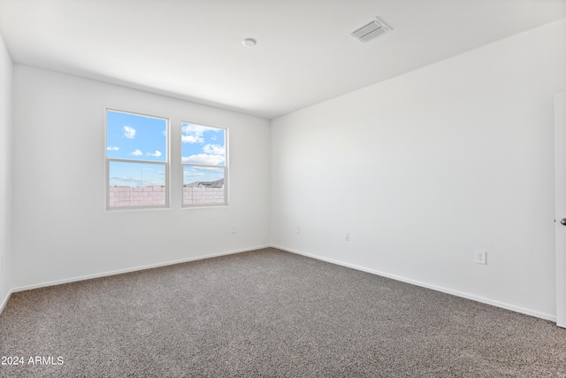 spare room featuring carpet flooring