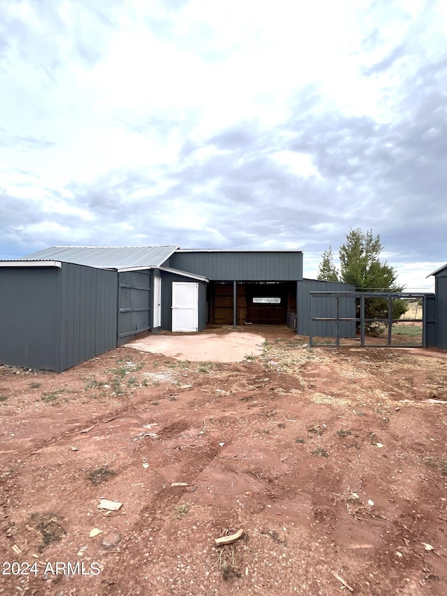 view of outbuilding