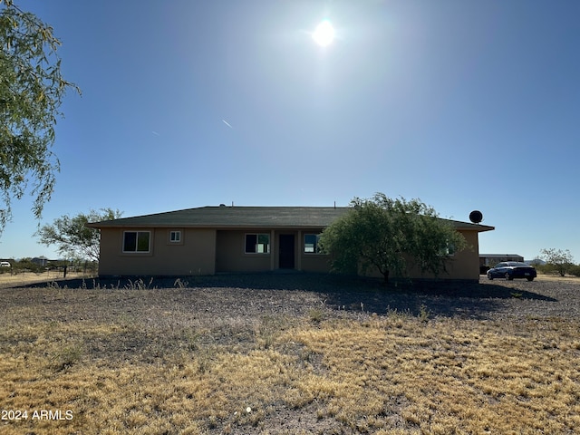view of back of property