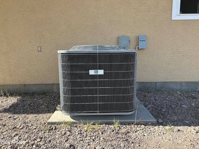 exterior details featuring central air condition unit