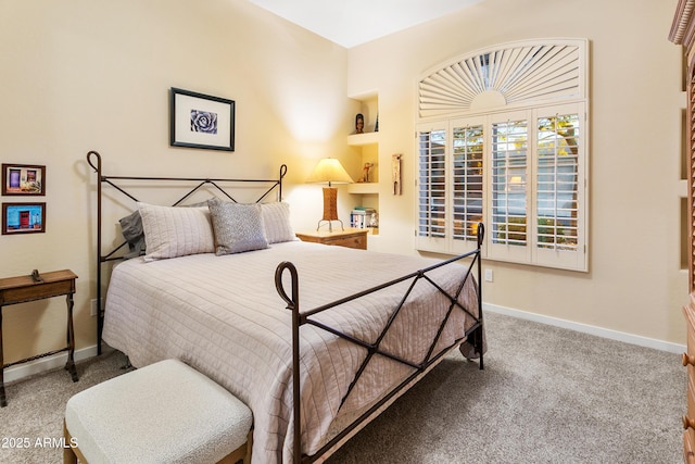 bedroom with carpet flooring