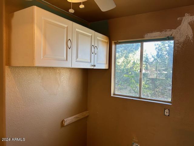 laundry room with a wealth of natural light