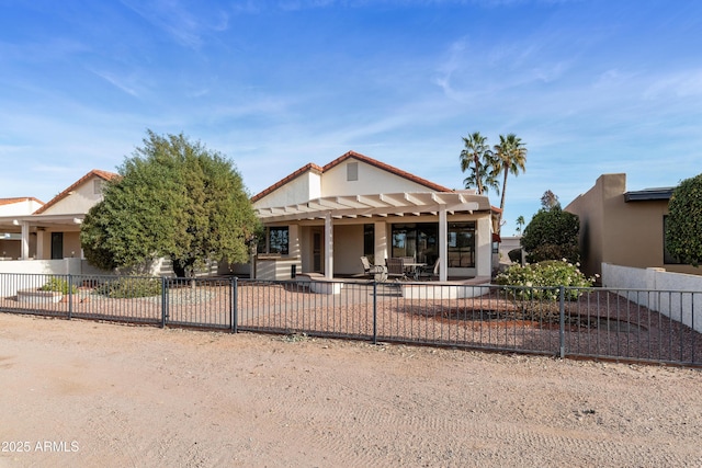 view of front of house featuring a patio area