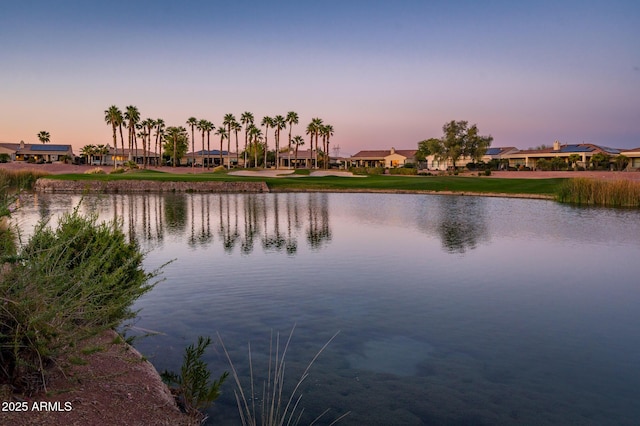 water view featuring a residential view